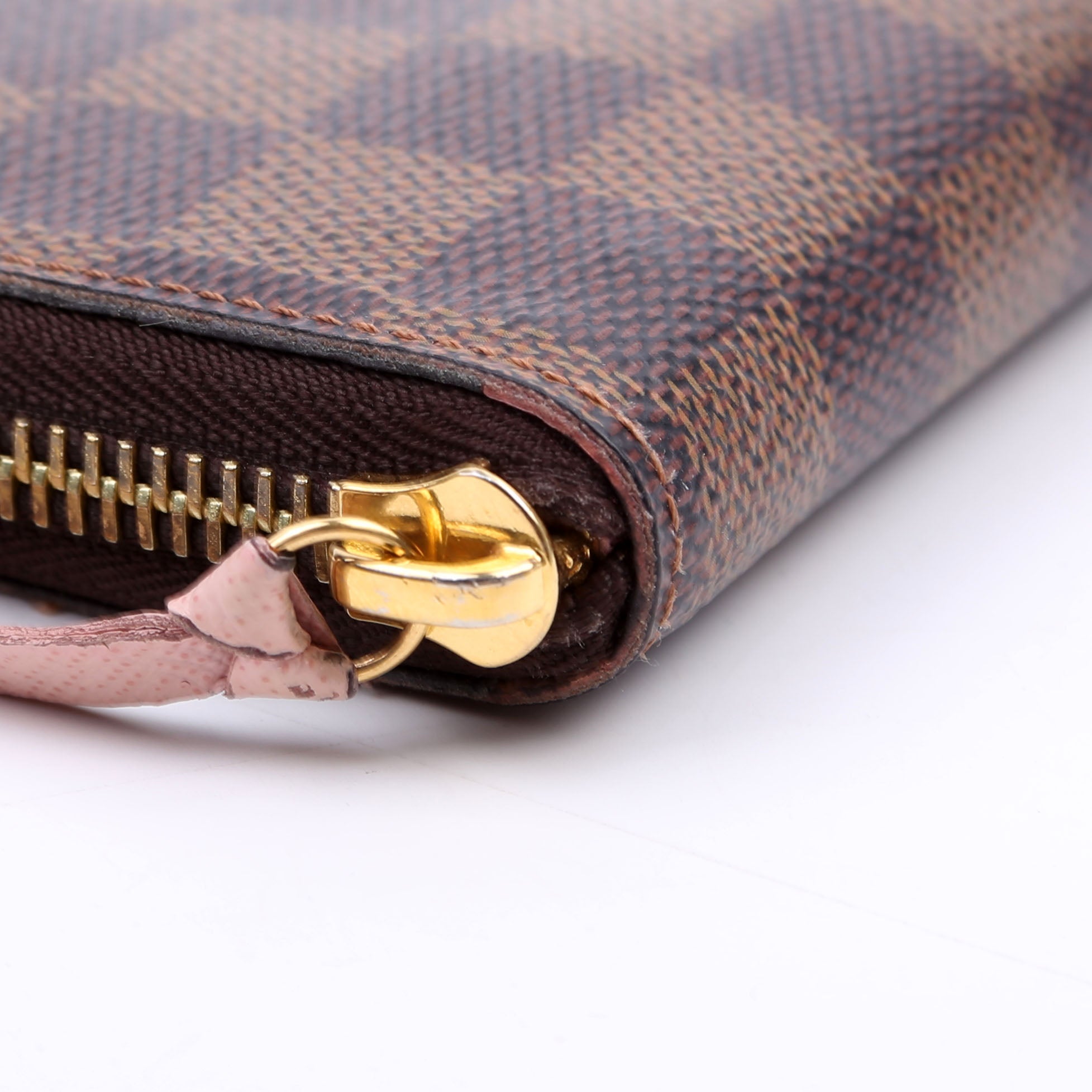 Clemence Wallet Damier Ebene Brown