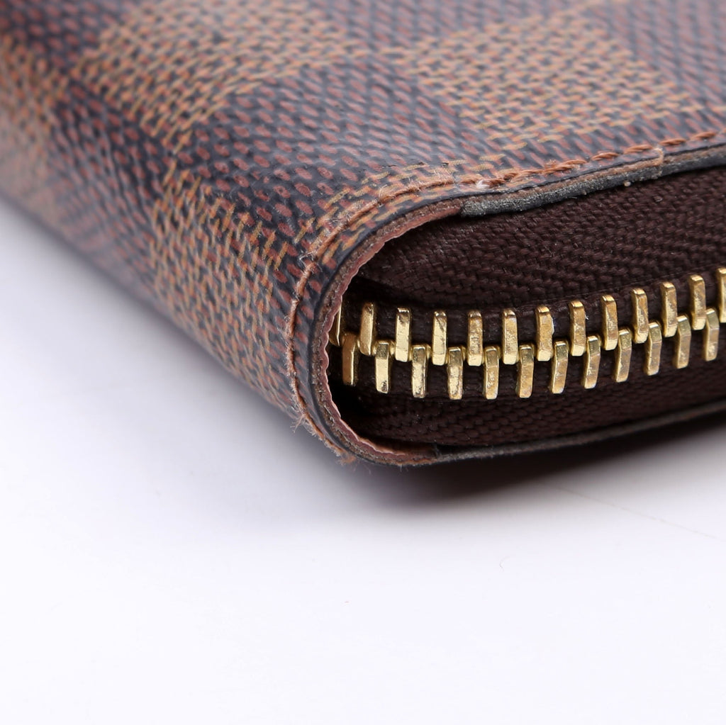 Clemence Wallet Damier Ebene Brown