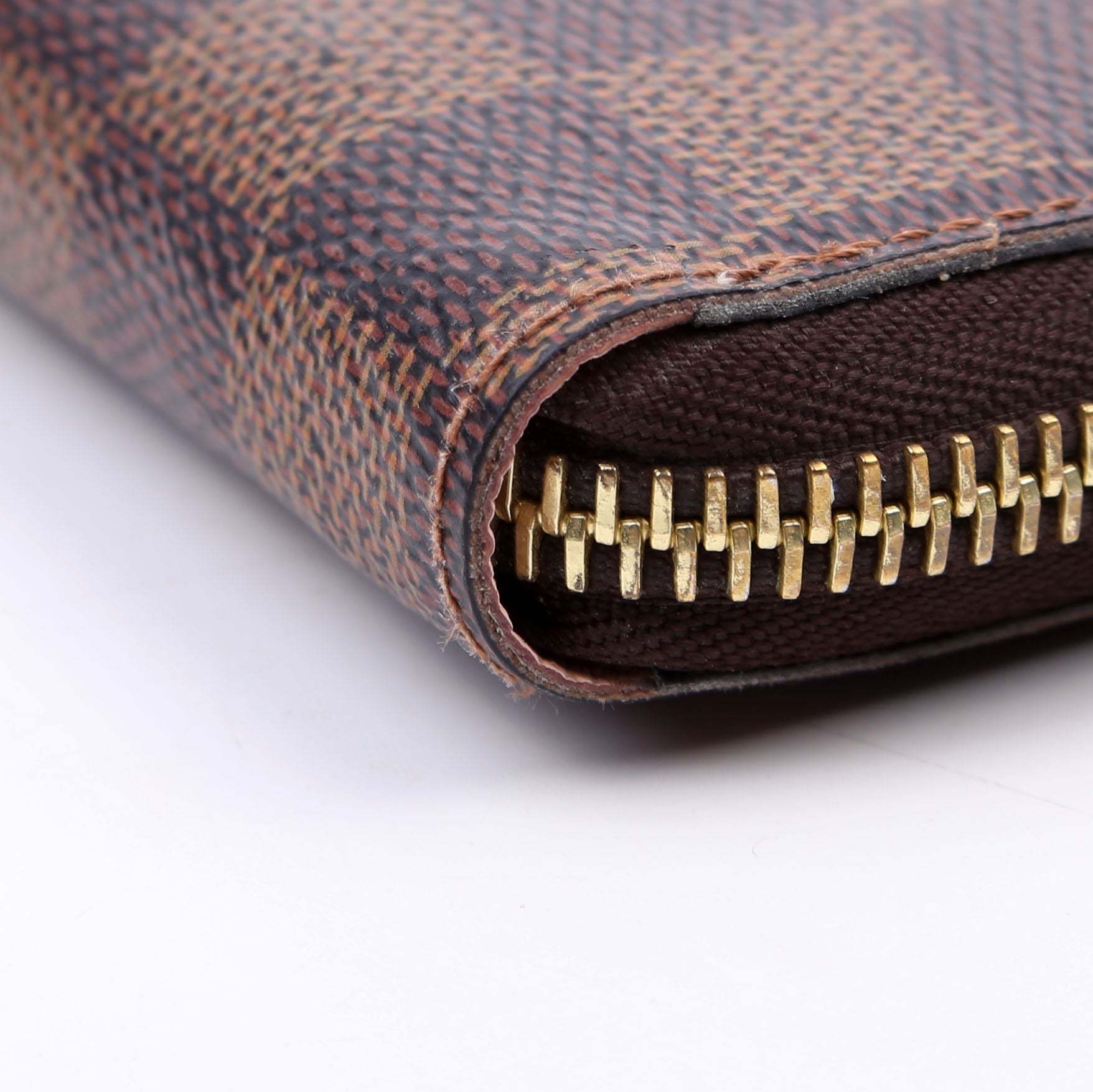 Clemence Wallet Damier Ebene Brown
