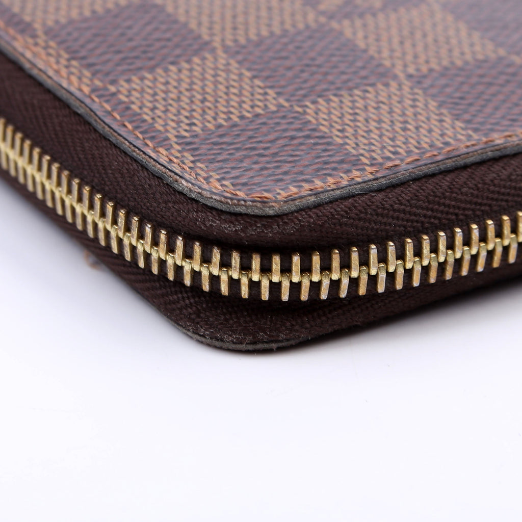 Clemence Wallet Damier Ebene Brown