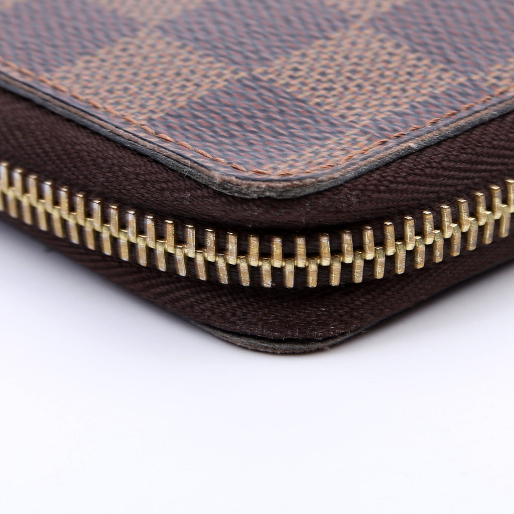 Clemence Wallet Damier Ebene Brown