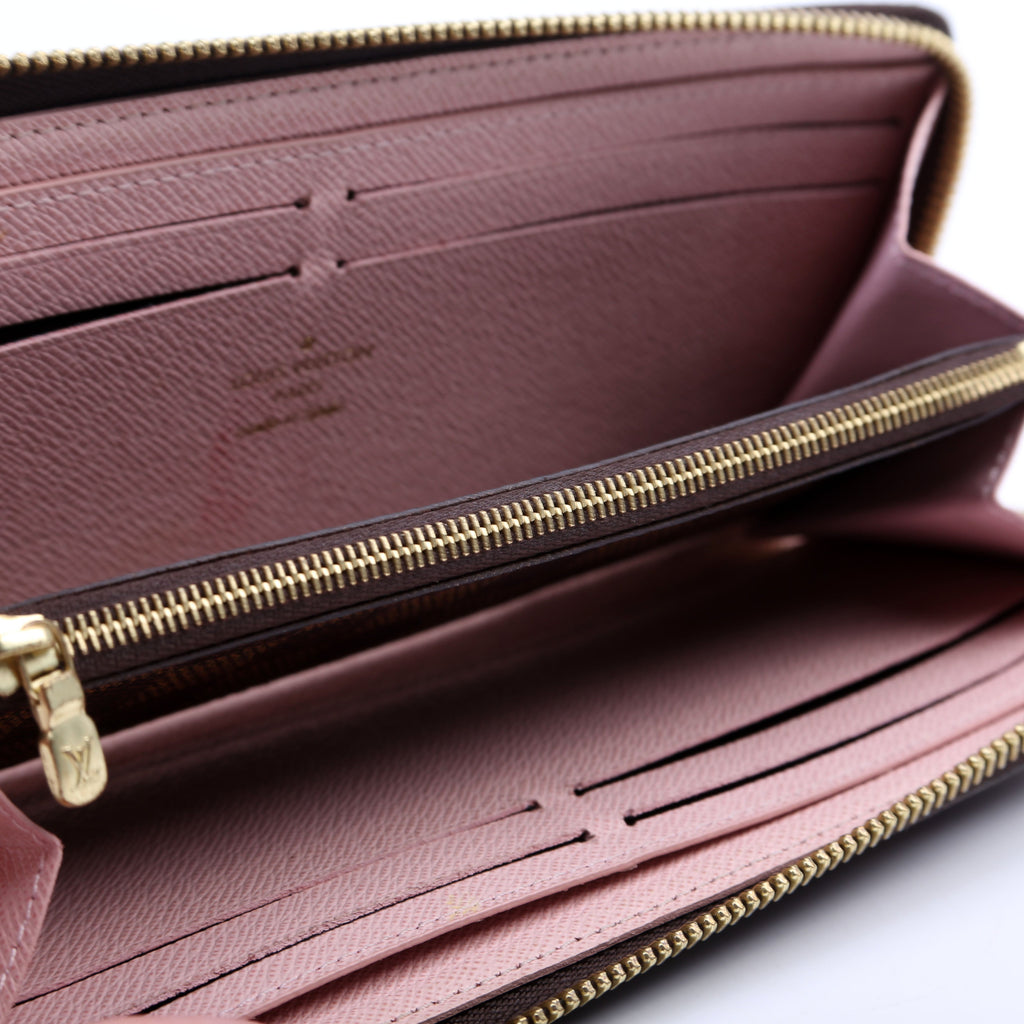 Clemence Wallet Damier Ebene Brown
