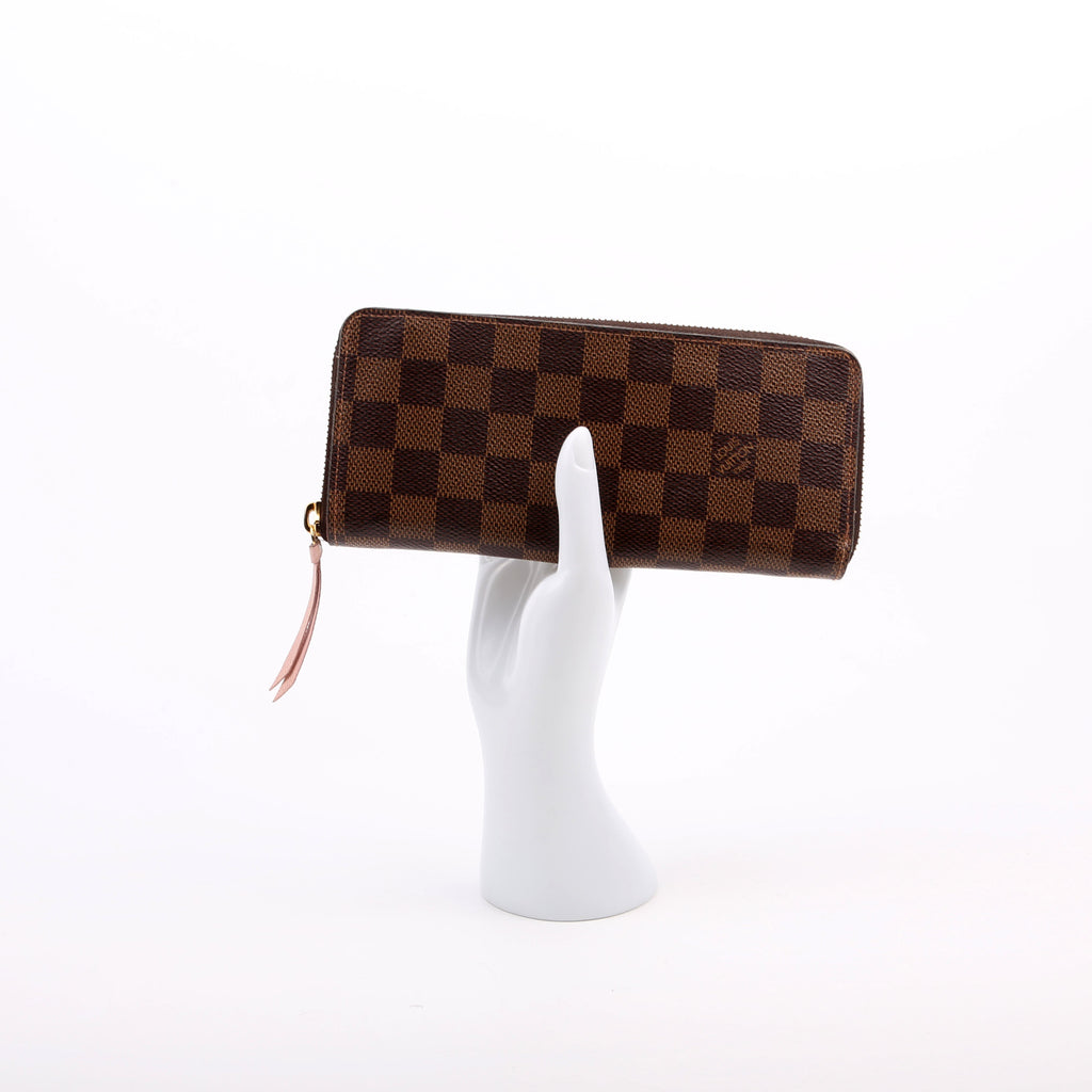 Clemence Wallet Damier Ebene Brown