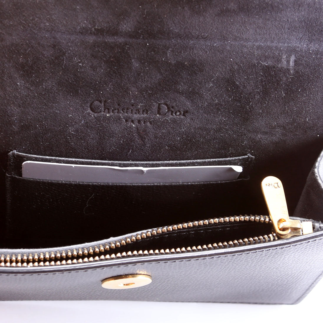 Slim Saddle Belt Bag Grain Leather Black