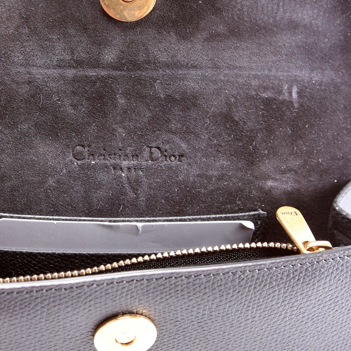 Slim Saddle Belt Bag Grain Leather Black