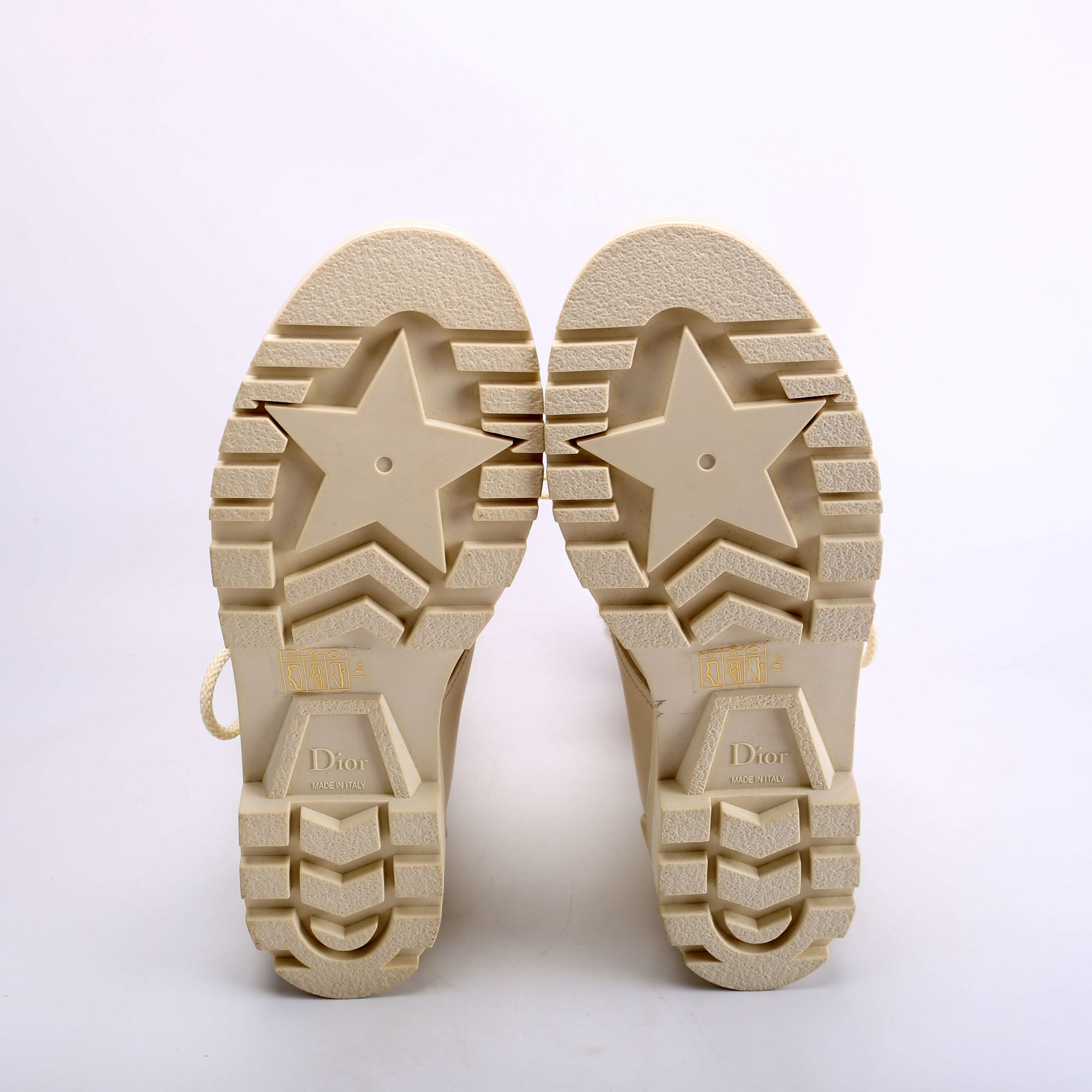 D-Major Lace-Up Snow Boots Size 38 White