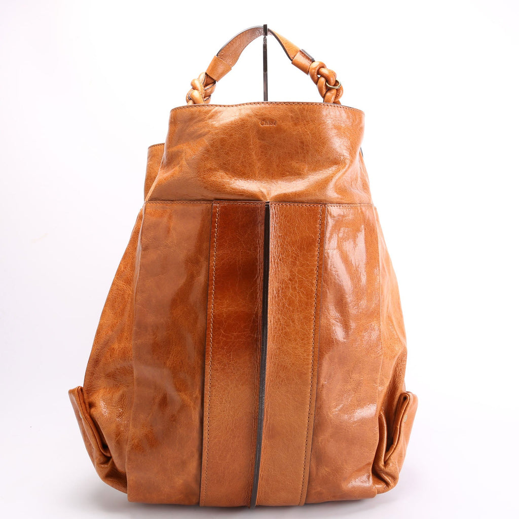 Heloise Large Hobo Leather Brown