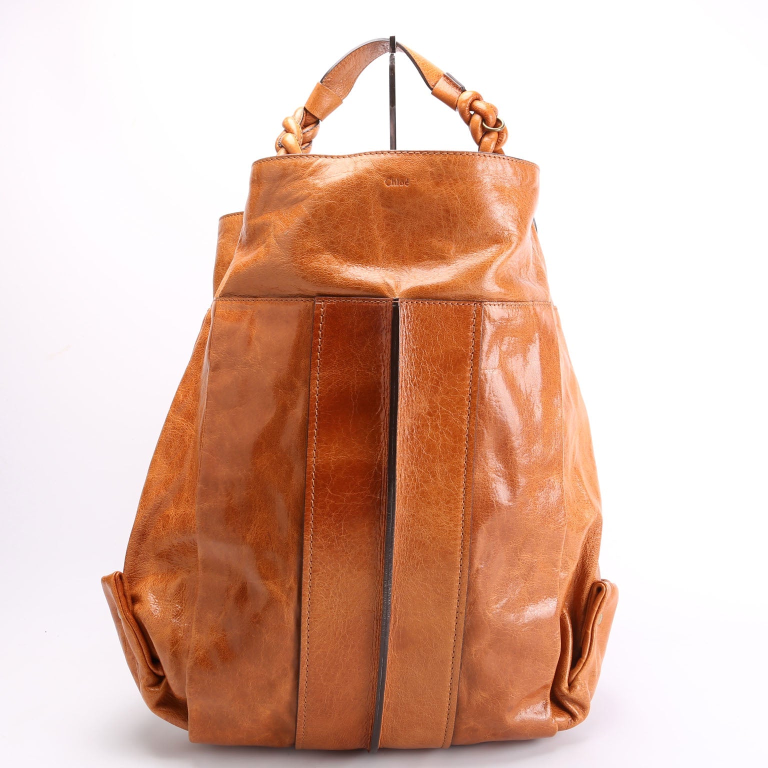 Heloise Large Hobo Leather Brown