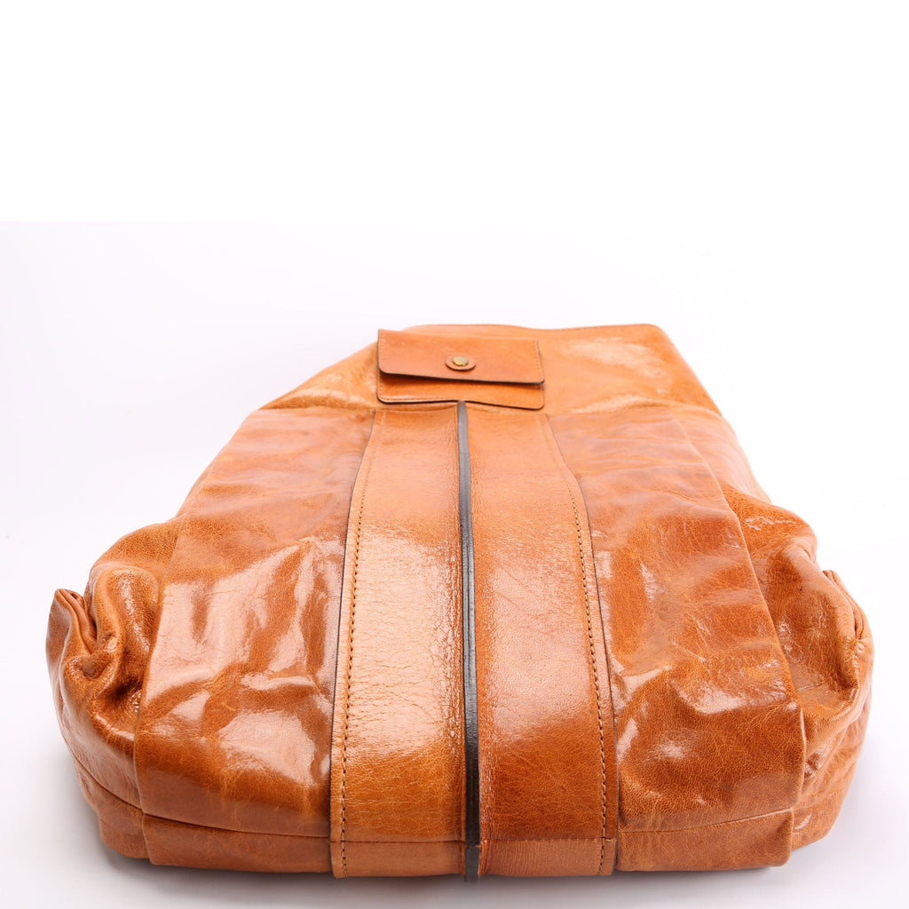 Heloise Large Hobo Leather Brown