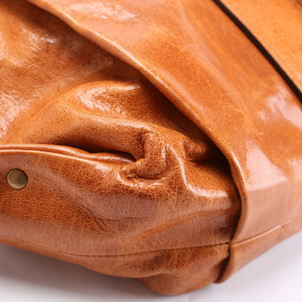 Heloise Large Hobo Leather Brown