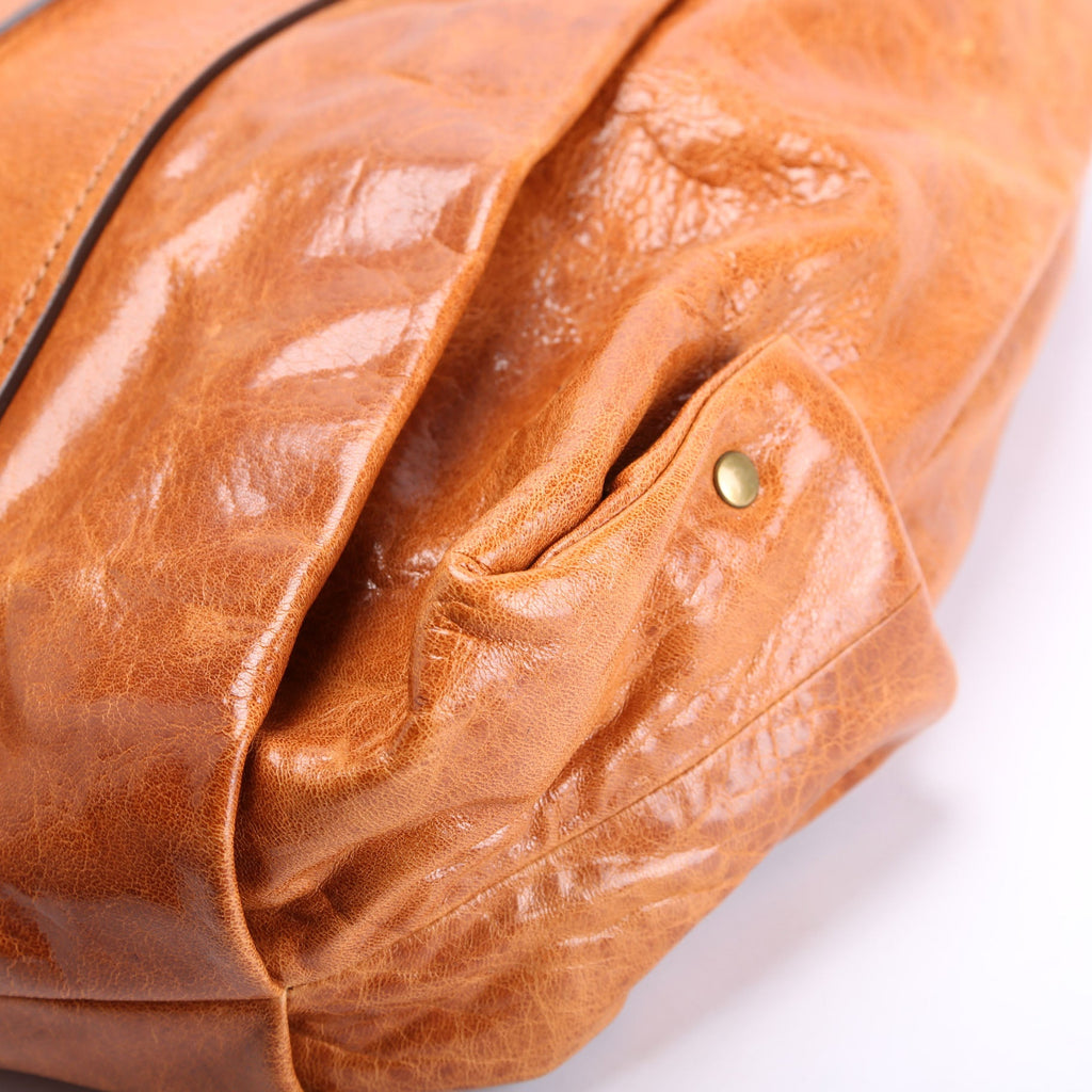 Heloise Large Hobo Leather Brown