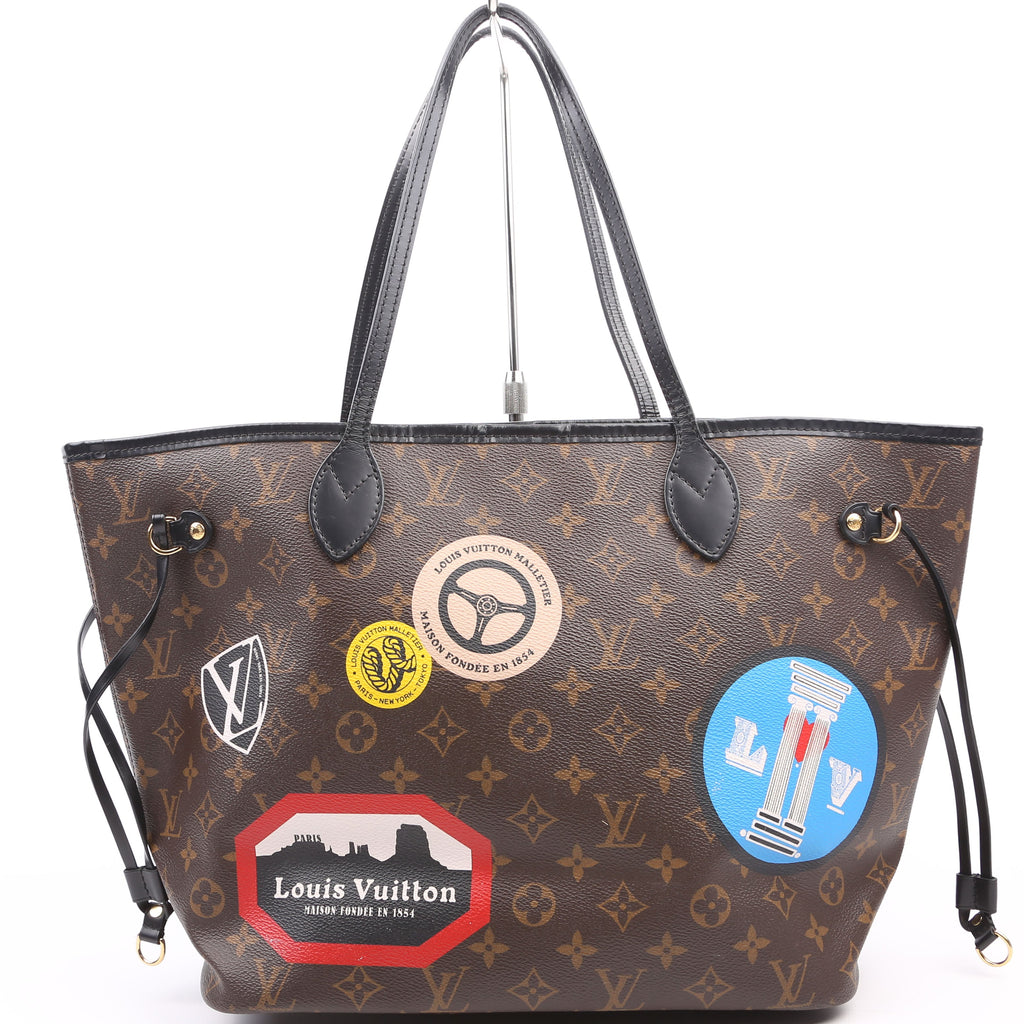 Neverfull with Wallet MM My LV World Tour Monogram