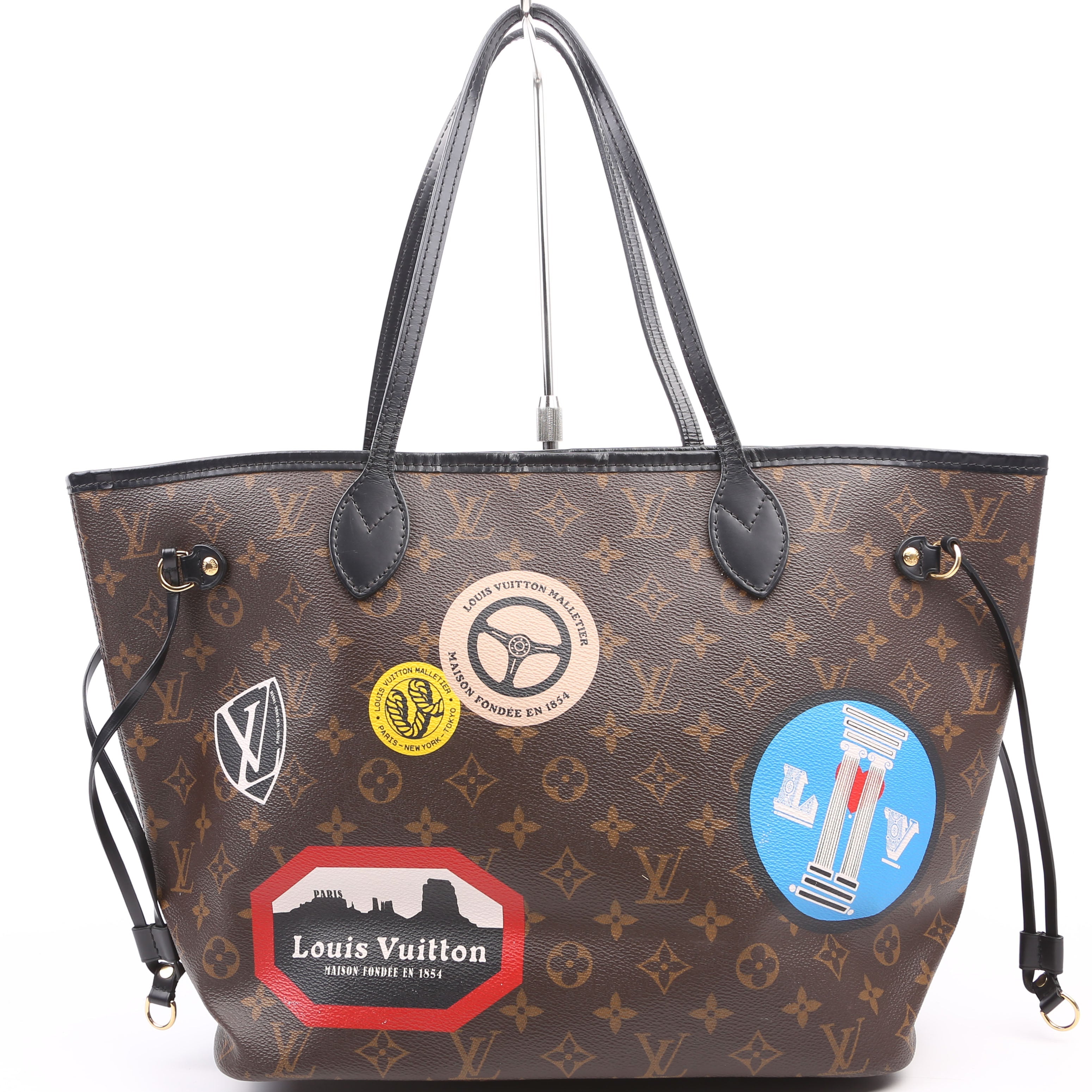 Neverfull with Wallet MM My LV World Tour Monogram