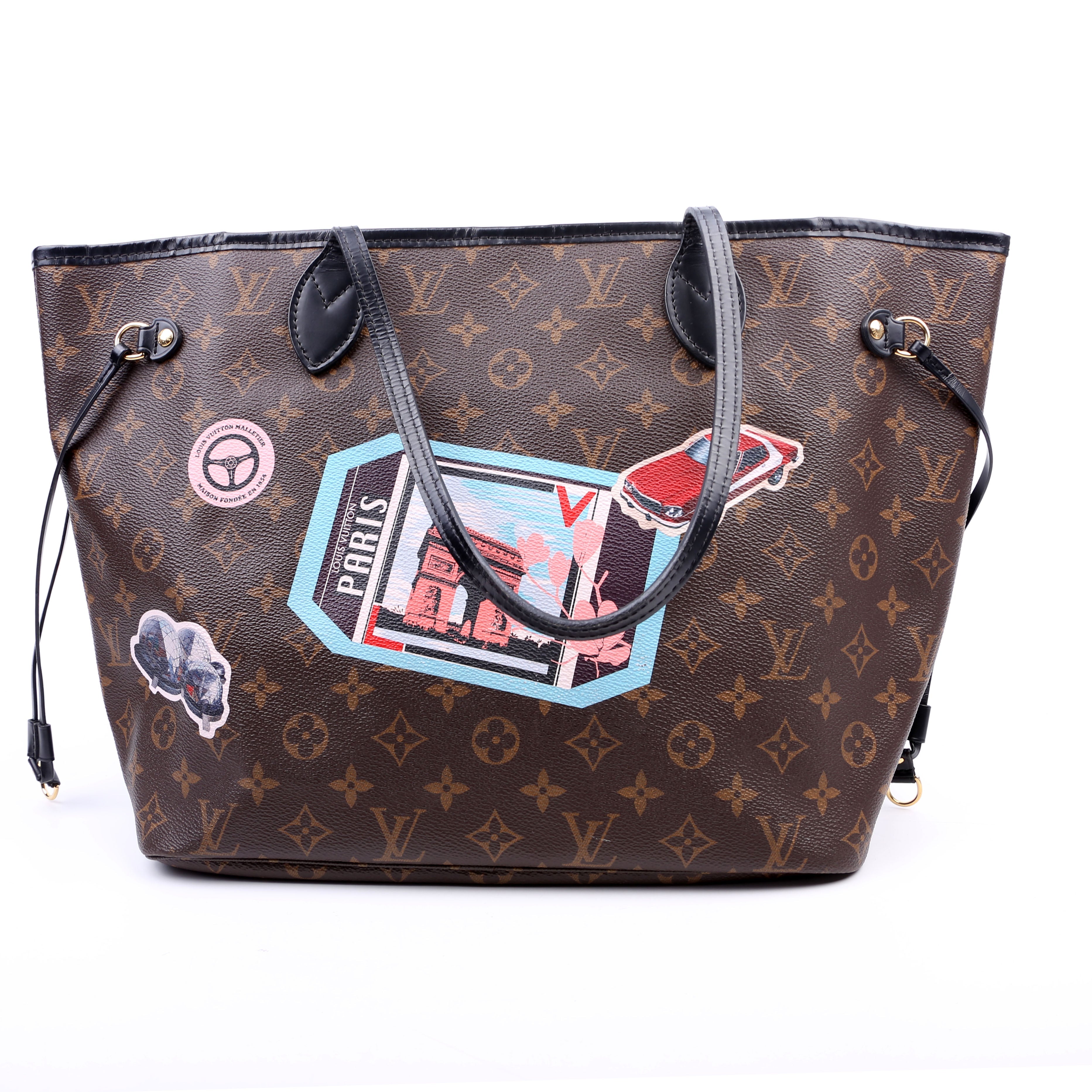 Neverfull with Wallet MM My LV World Tour Monogram