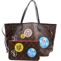 Neverfull with Wallet MM My LV World Tour Monogram