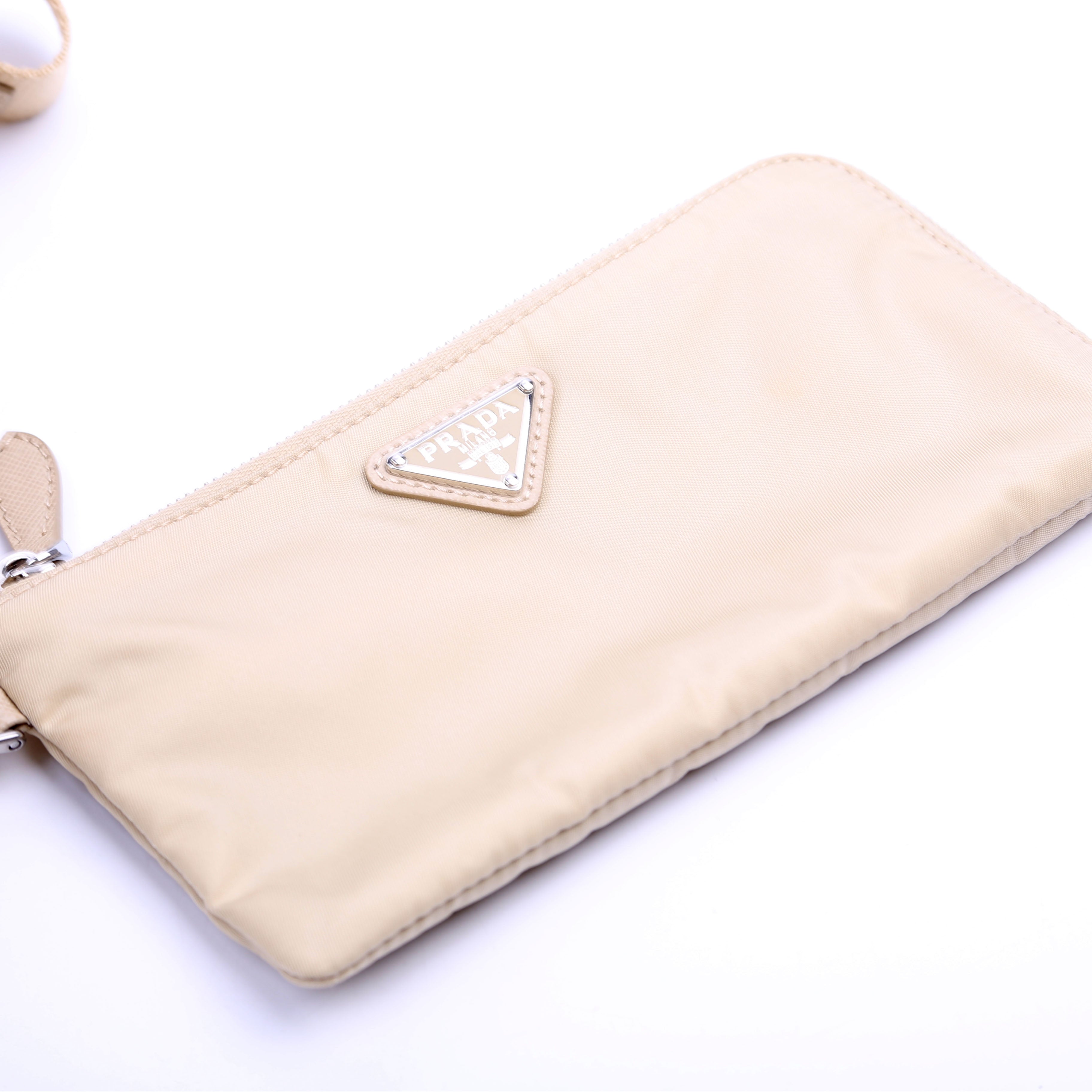 Prada 1BZ677 Re-Nylon Backpack Small Tan