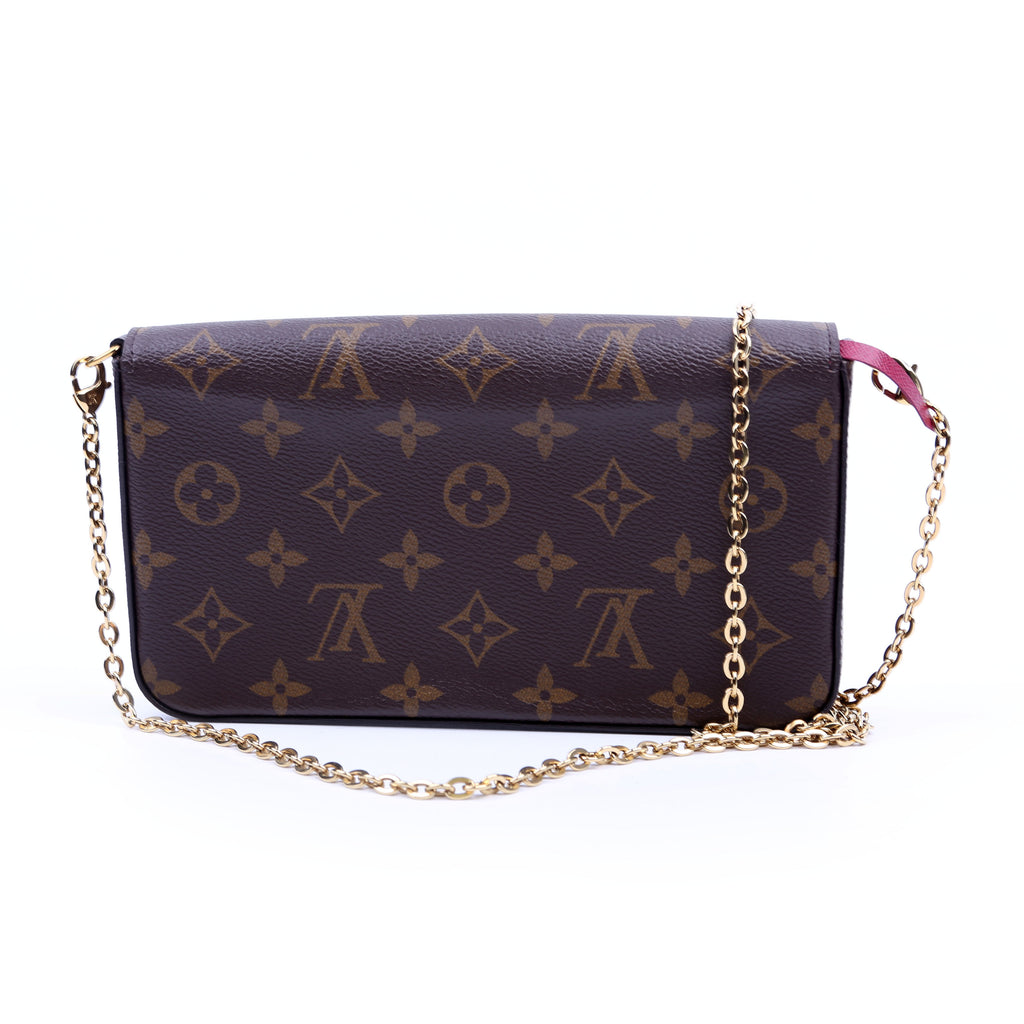 Pochette Felicie Monogram Berry