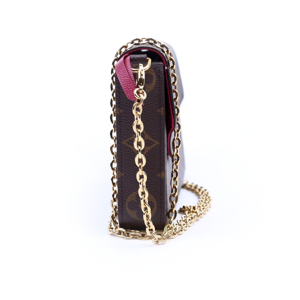 Pochette Felicie Monogram Berry