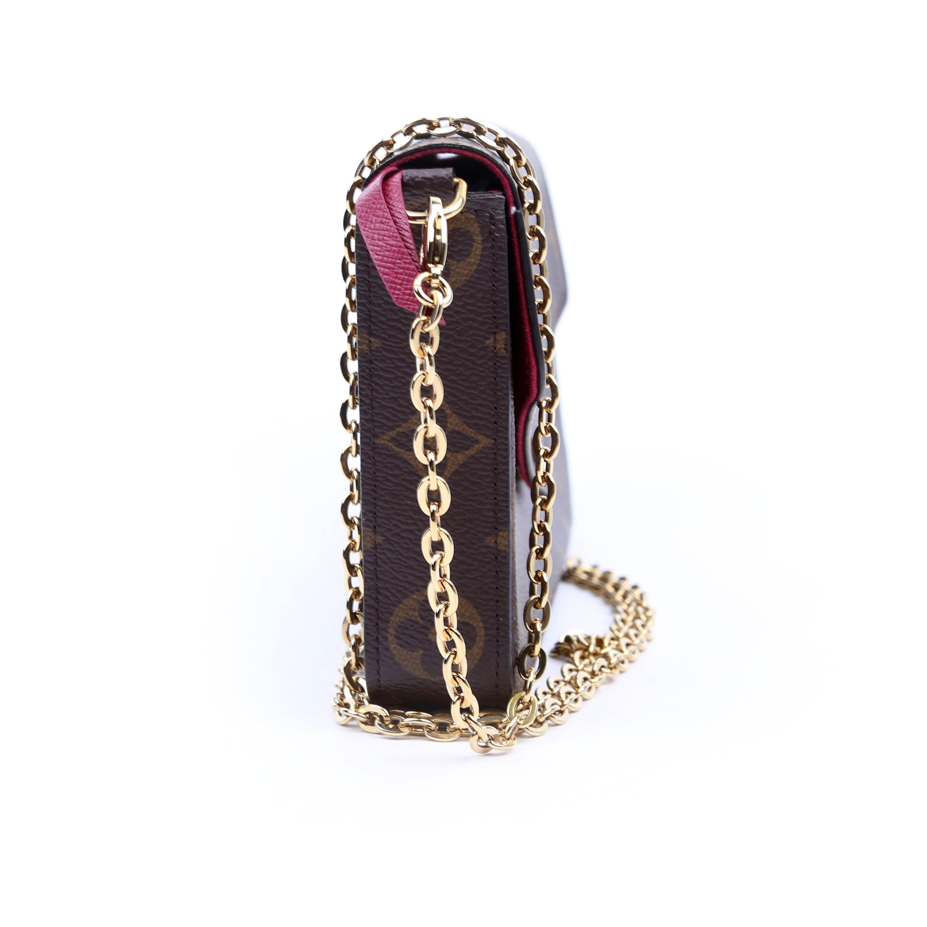 Pochette Felicie Monogram Berry