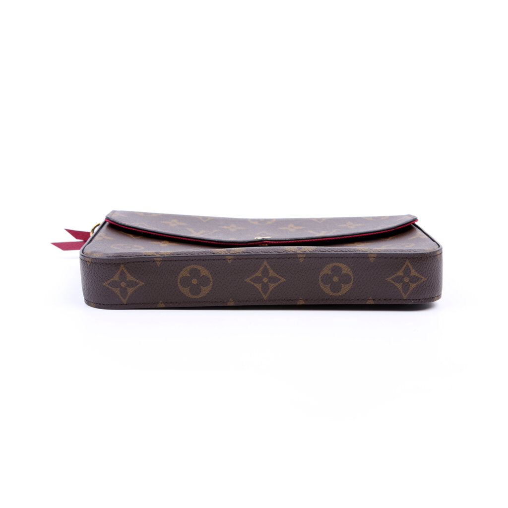Pochette Felicie Monogram Berry