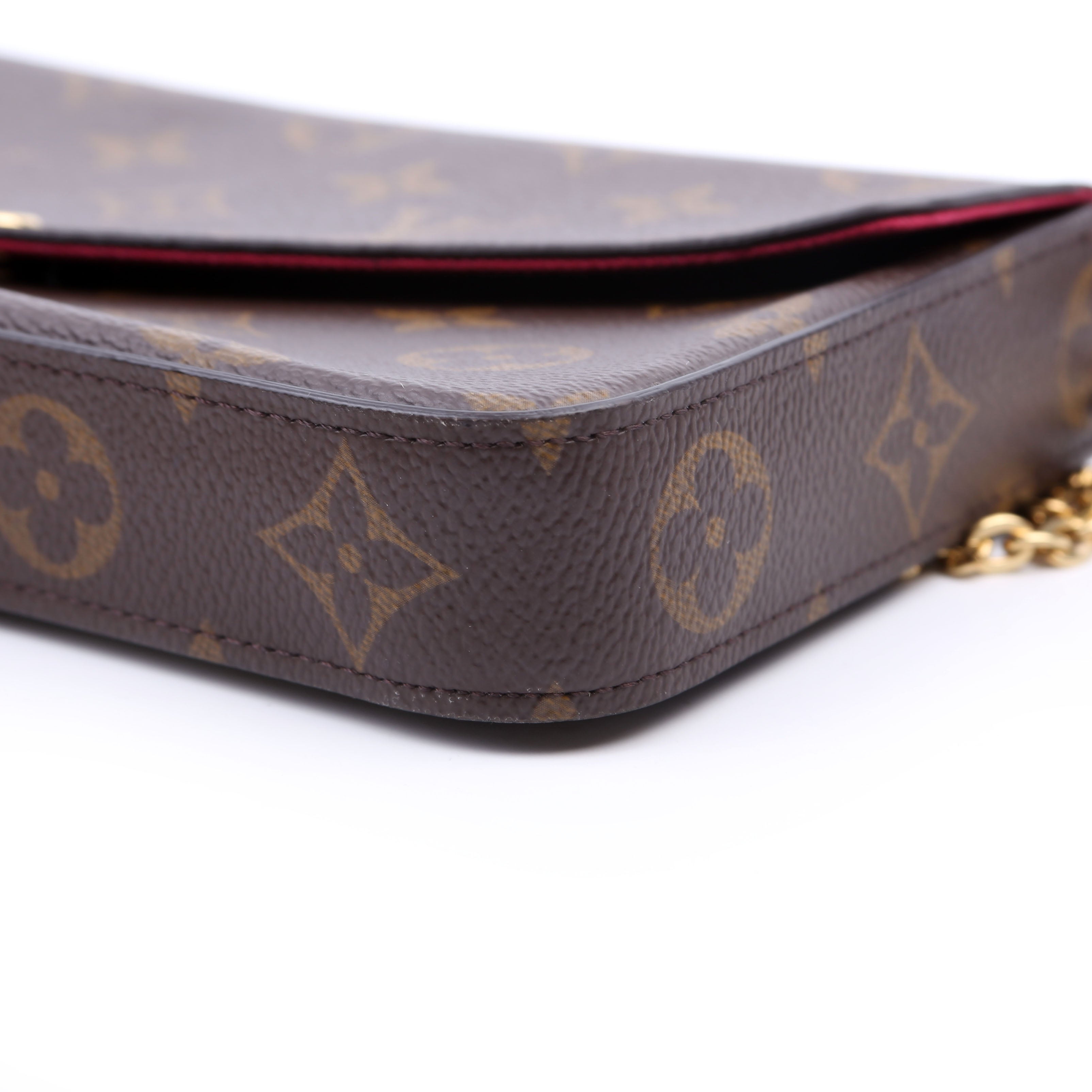 Pochette Felicie Monogram Berry