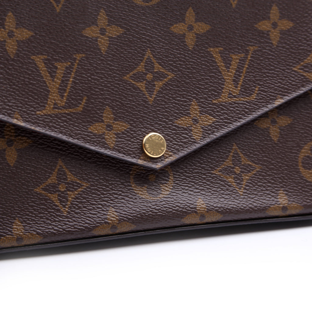 Pochette Felicie Monogram Berry