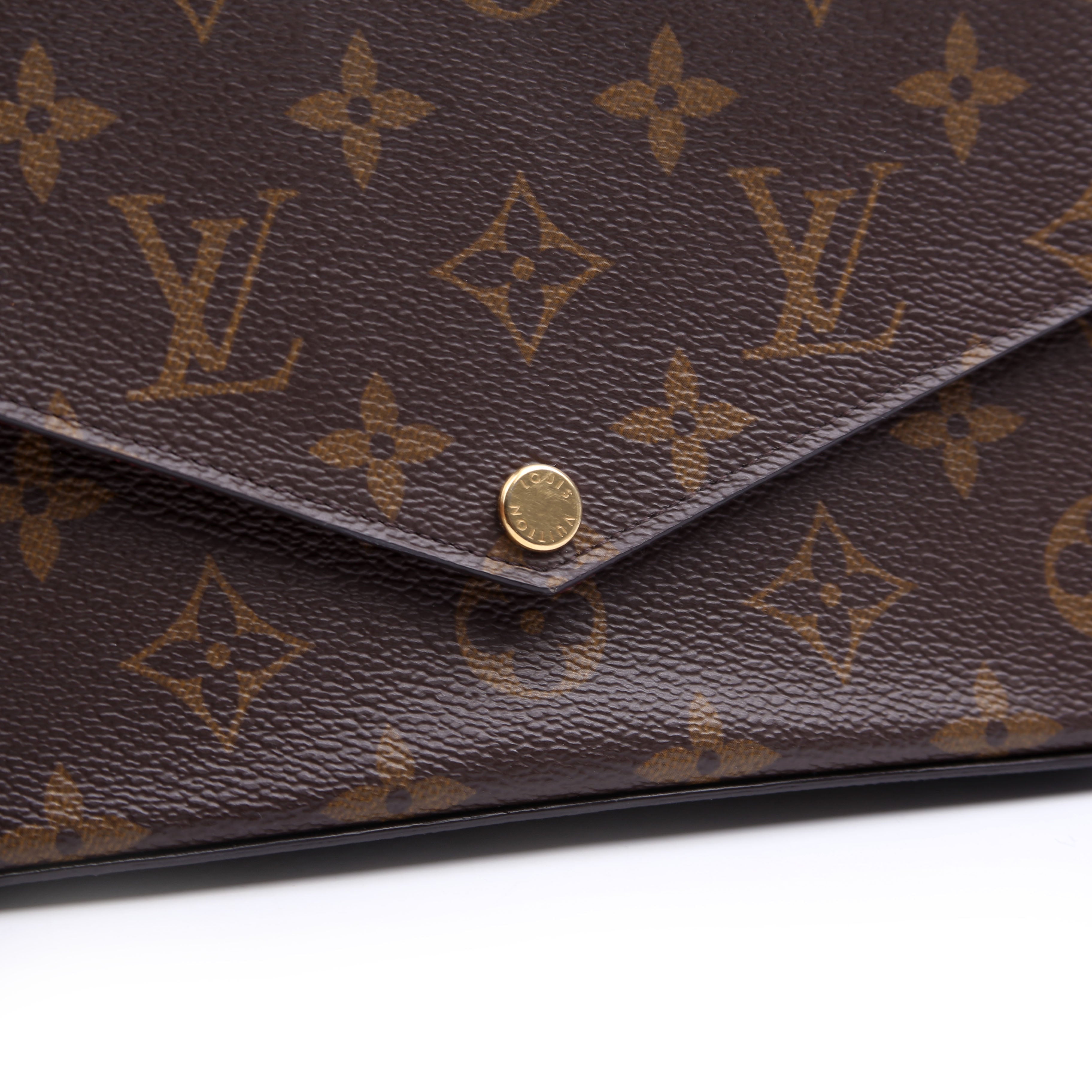 Pochette Felicie Monogram Berry