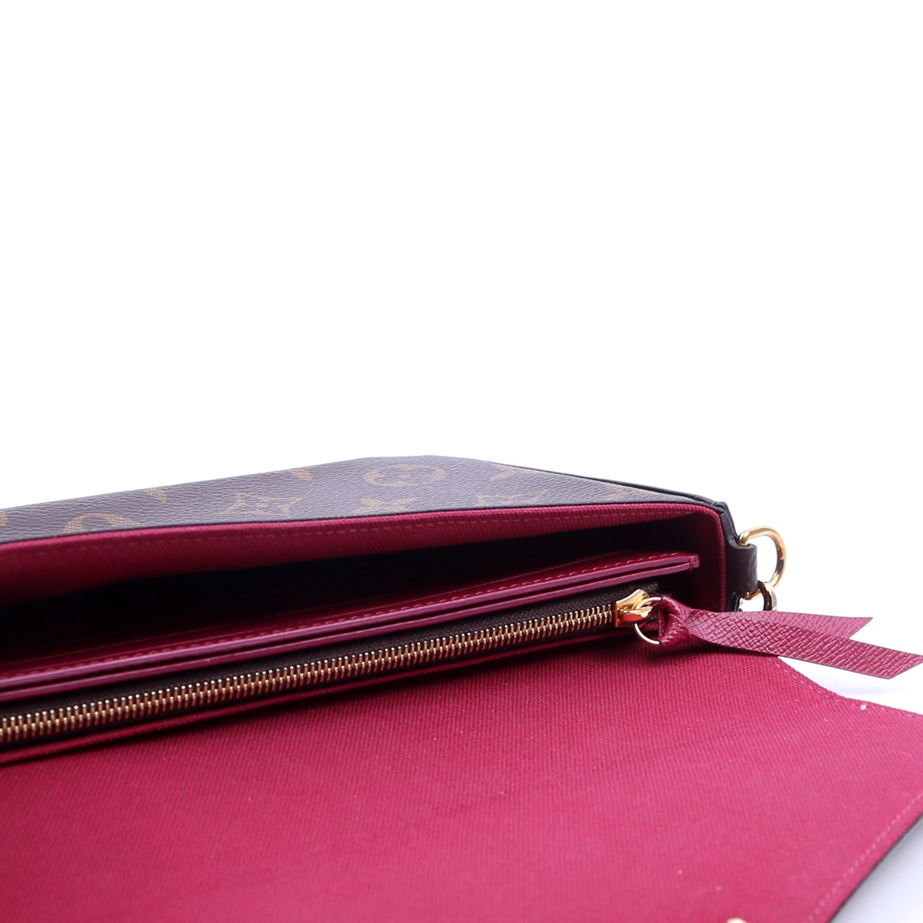 Pochette Felicie Monogram Berry
