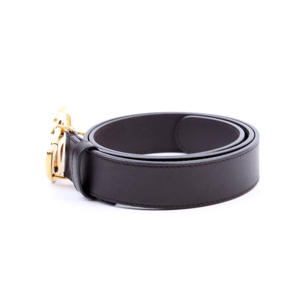Gucci 414516 GG Marmont Belt Size 80/32 Black