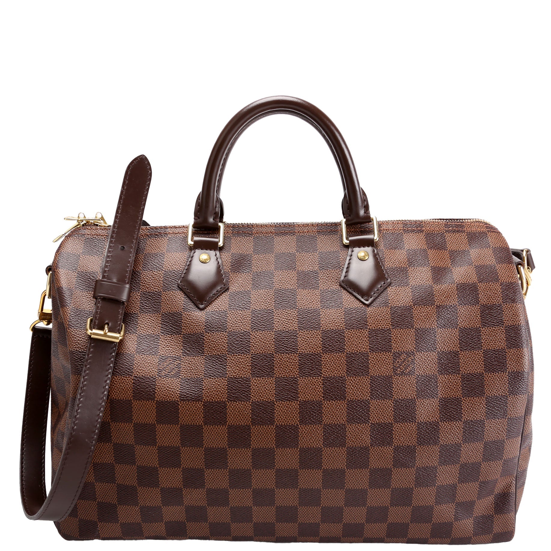Speedy 35 Bandouliere Damier Ebene