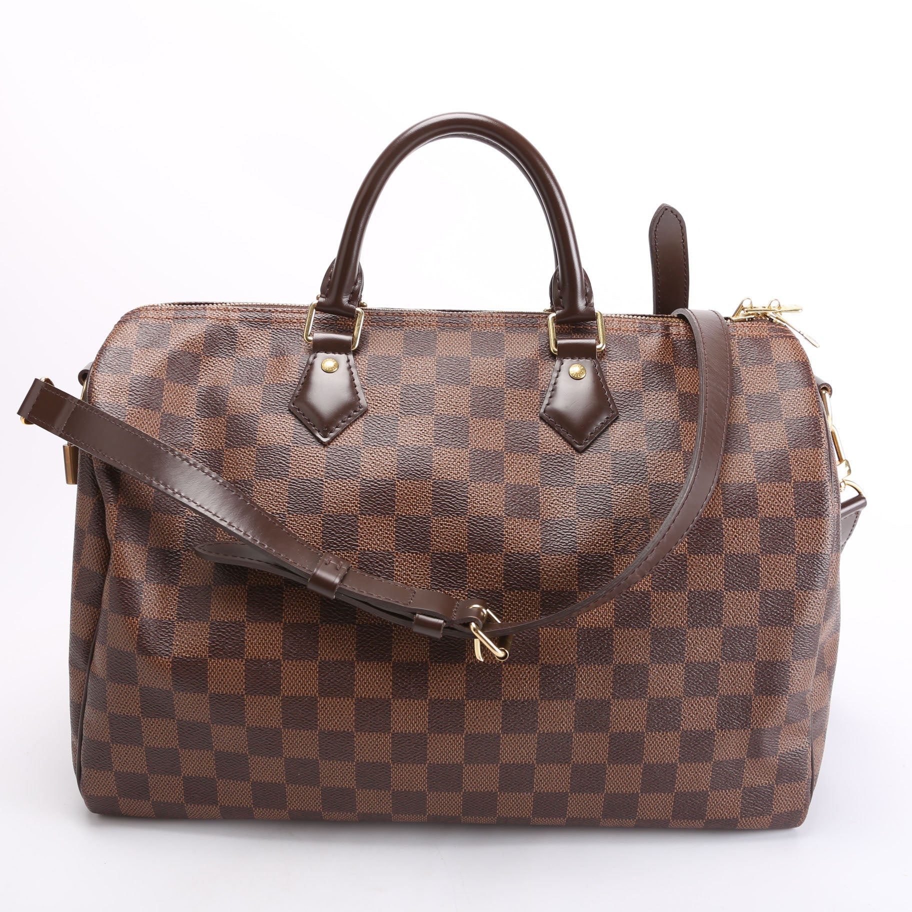 Speedy 35 Bandouliere Damier Ebene