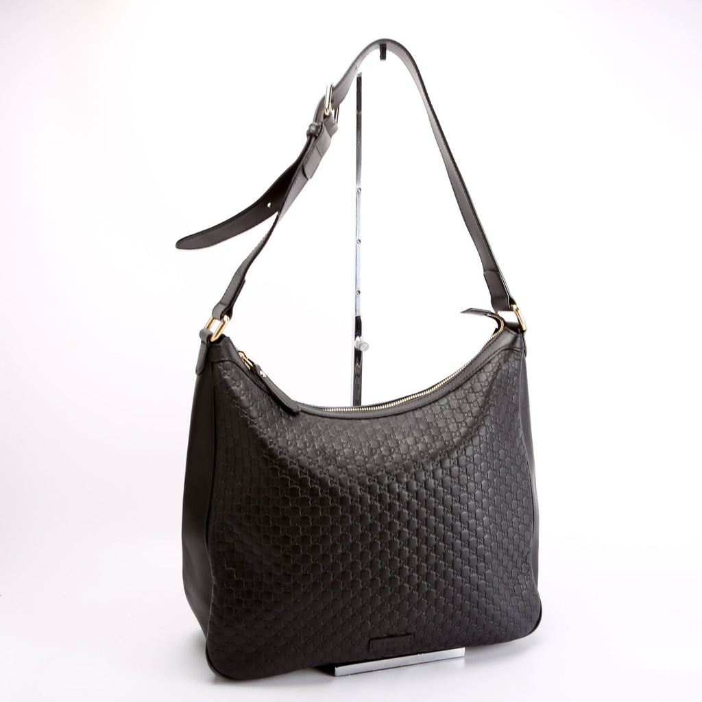 510292 Guccissima Hobo Black