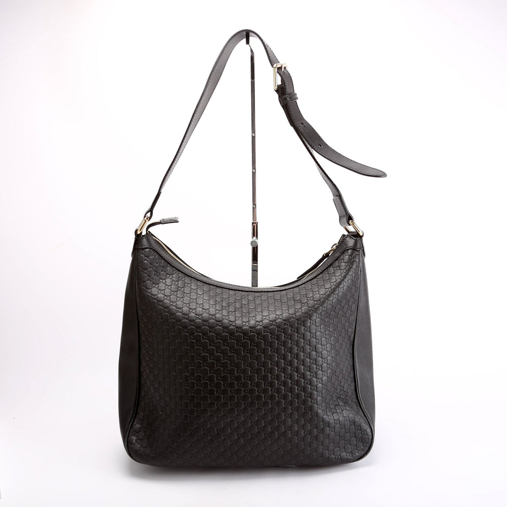 510292 Guccissima Hobo Black