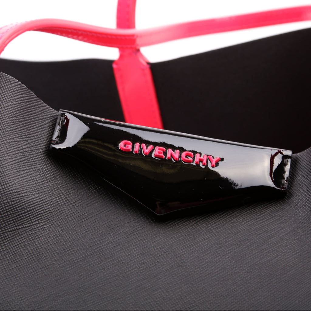 Antigona Shopping Tote Large Black/Pink