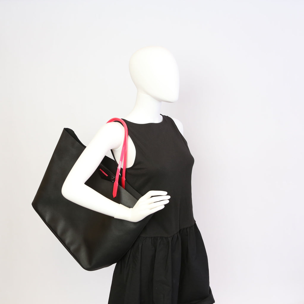 Antigona Shopping Tote Large Black/Pink