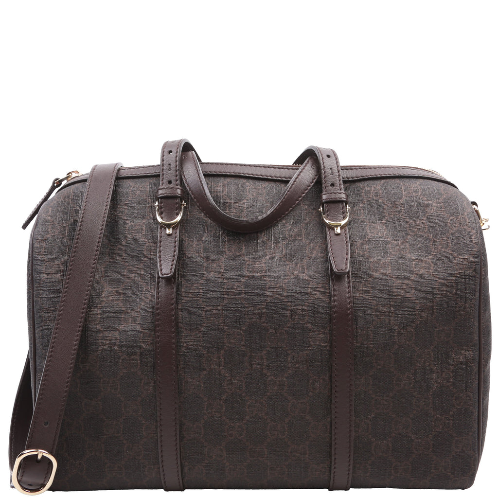 322231 GG Supreme Boston Bag Brown