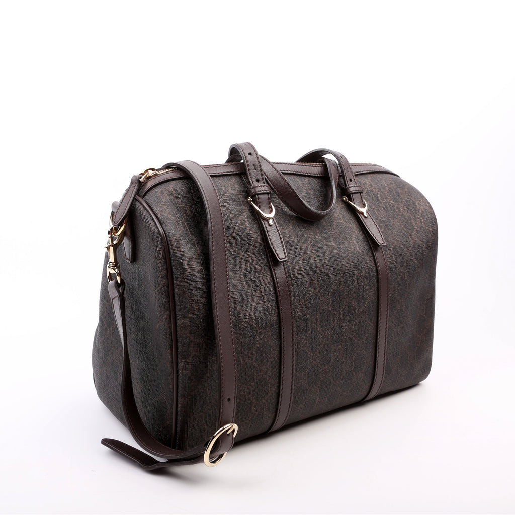 322231 GG Supreme Boston Bag Brown