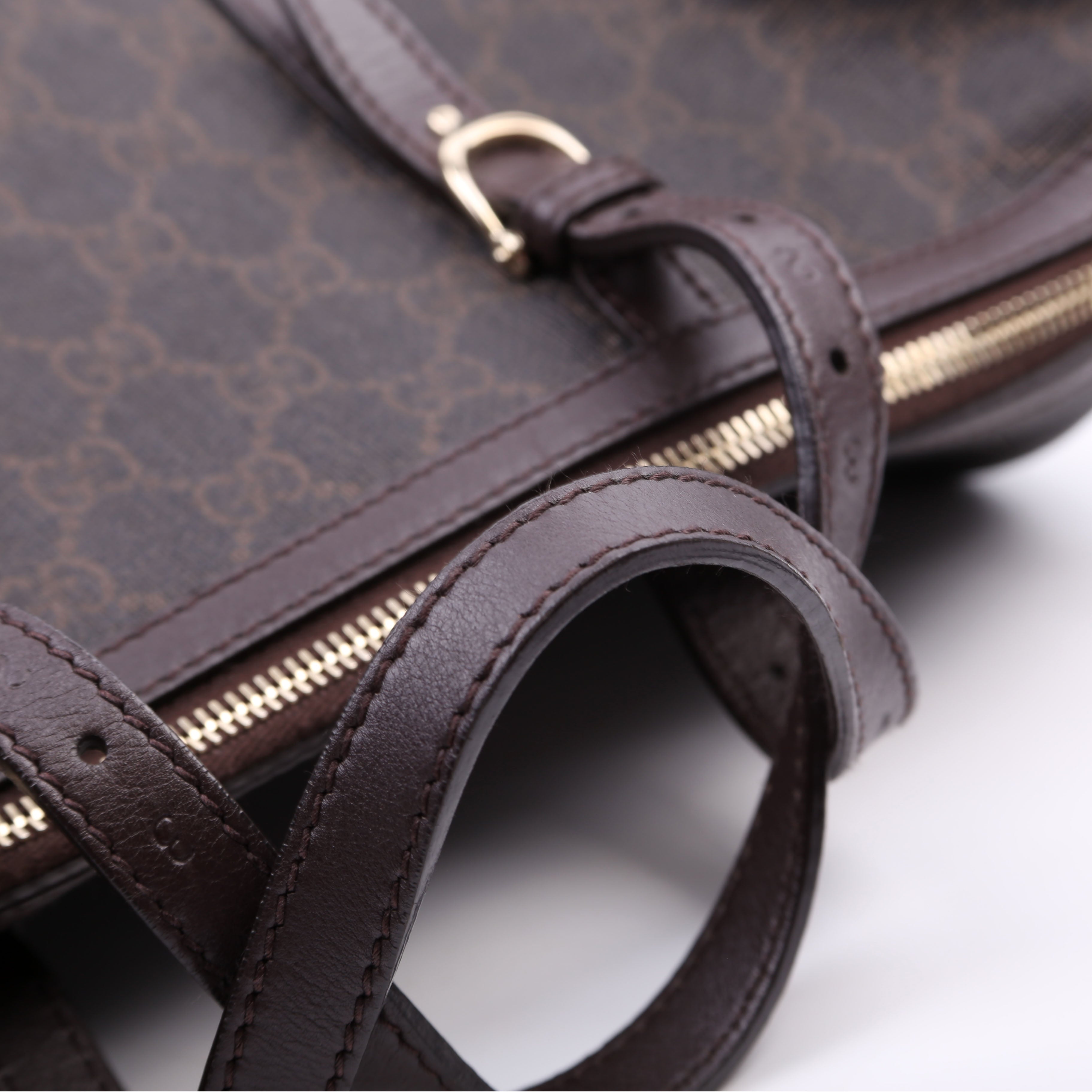 322231 GG Supreme Boston Bag Brown