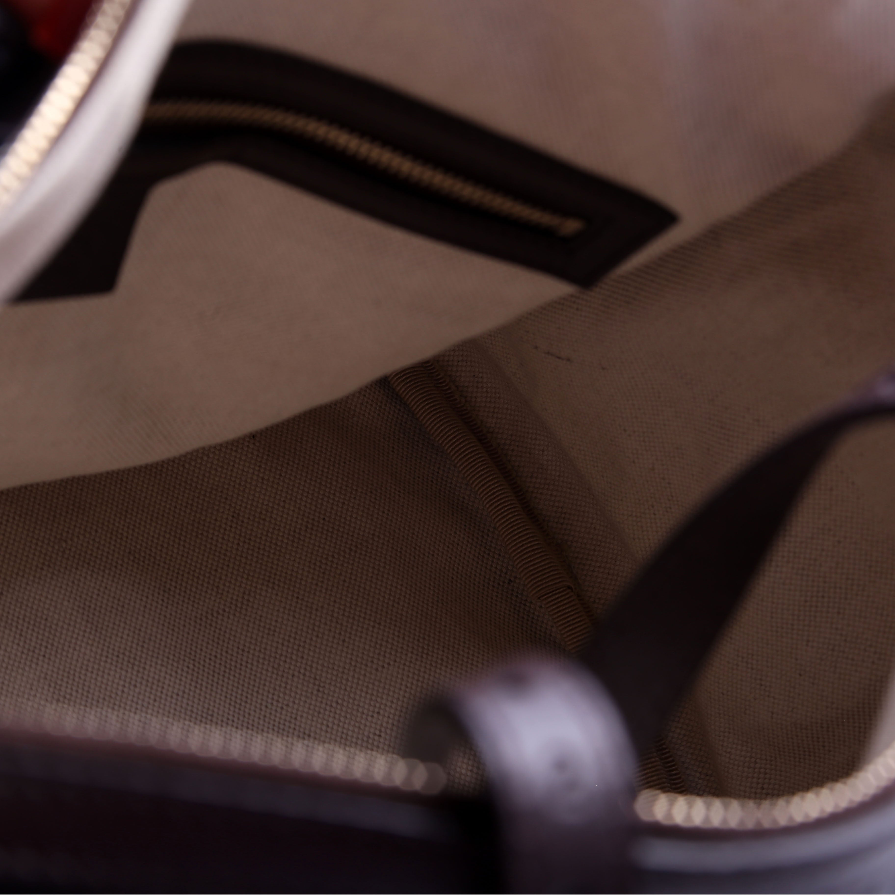 322231 GG Supreme Boston Bag Brown