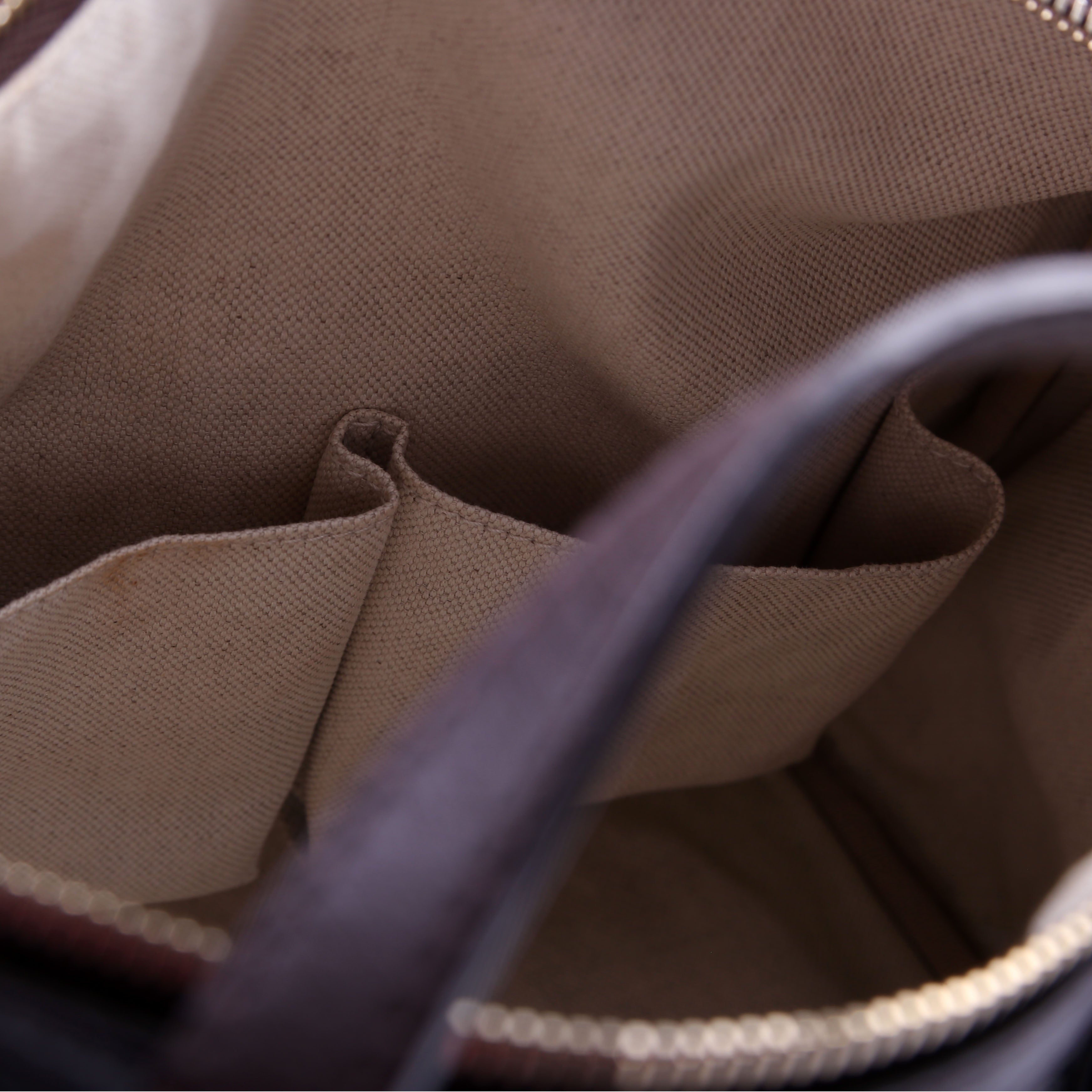 322231 GG Supreme Boston Bag Brown