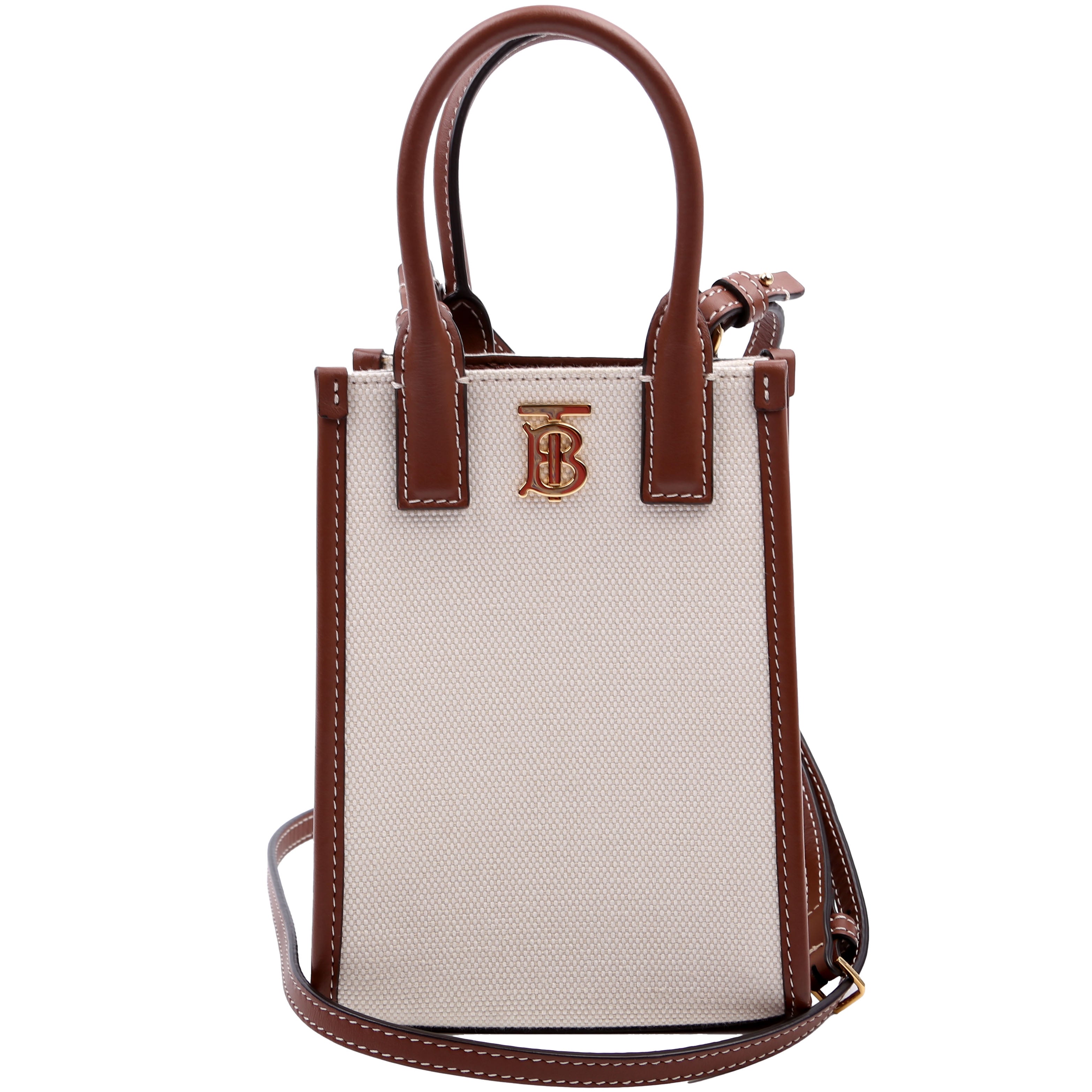 Micro Frances Phone Tote Canvas/Leather