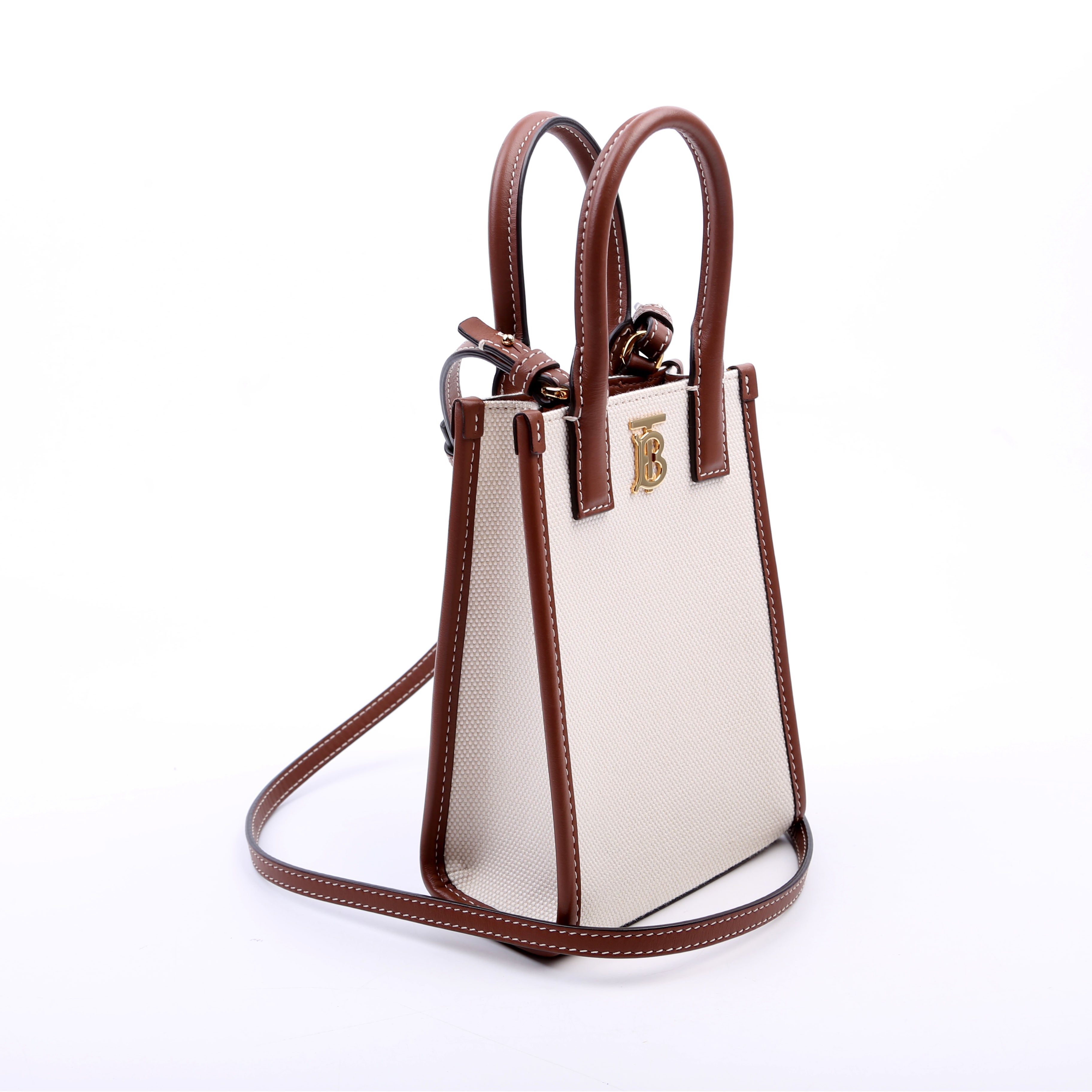 Micro Frances Phone Tote Canvas/Leather