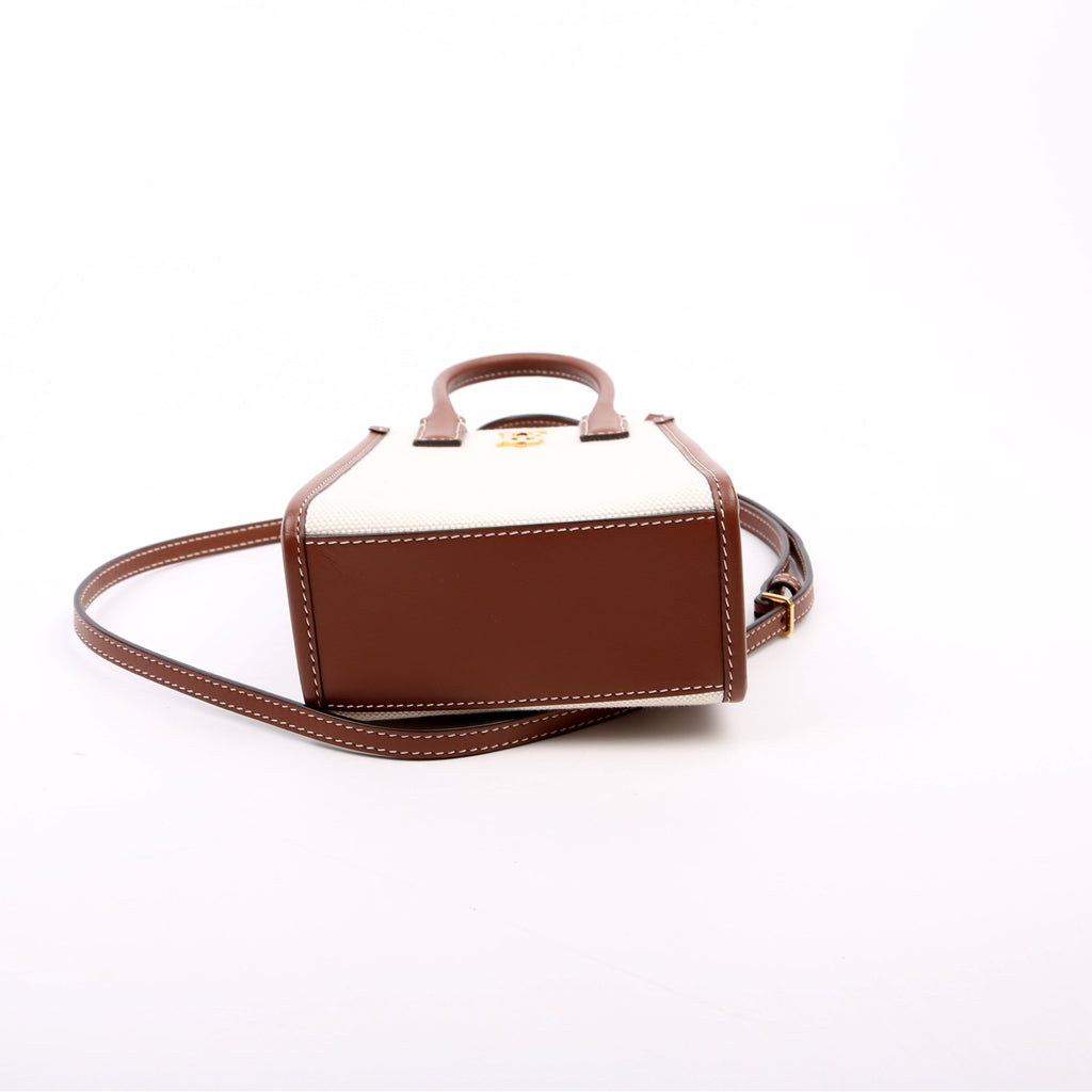 Micro Frances Phone Tote Canvas/Leather