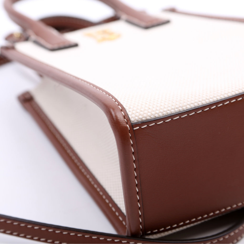 Micro Frances Phone Tote Canvas/Leather