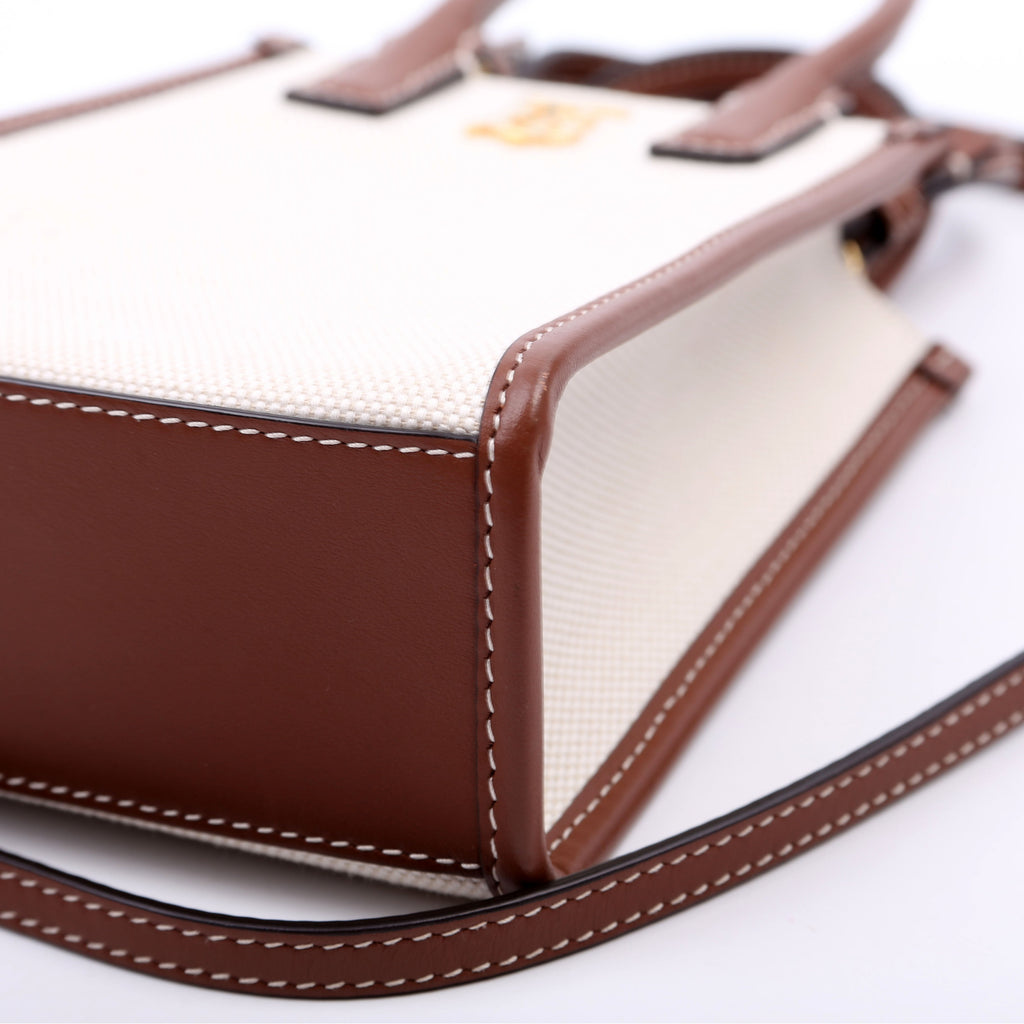 Micro Frances Phone Tote Canvas/Leather