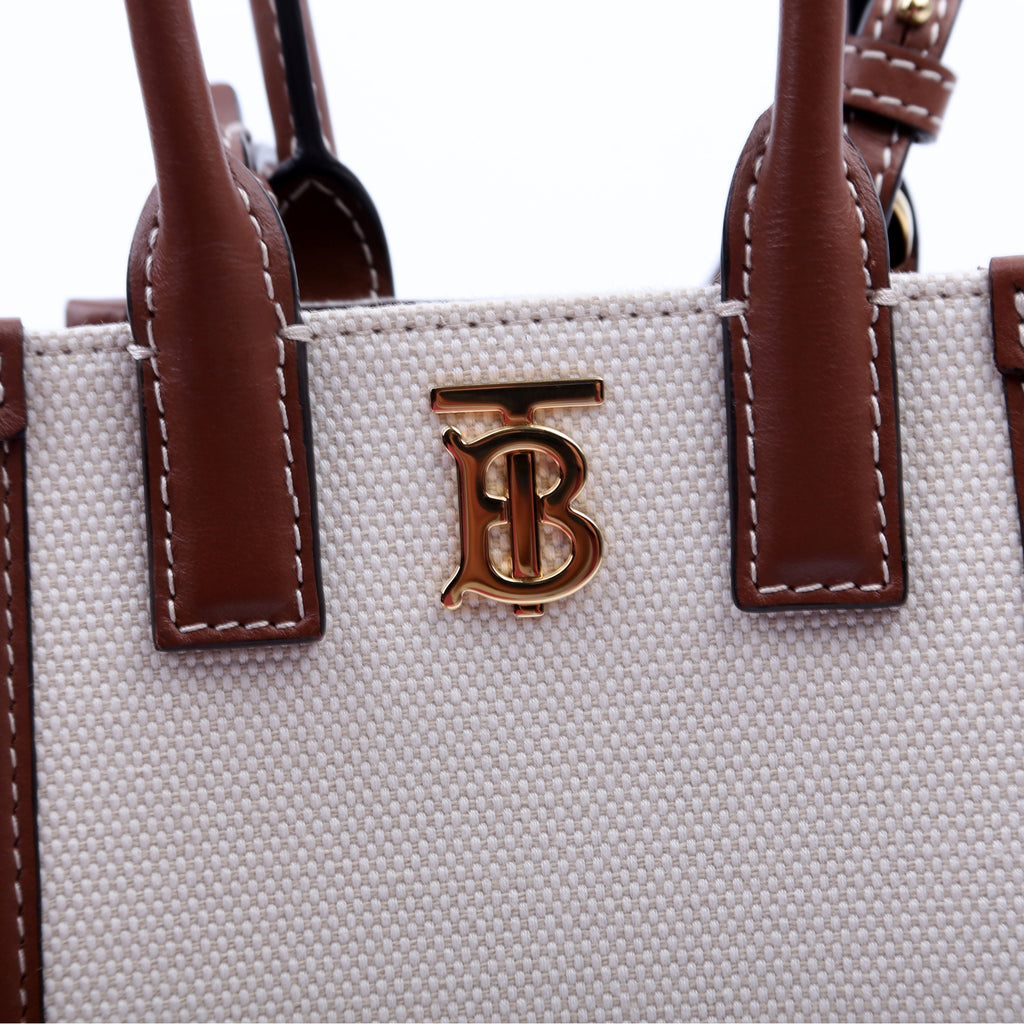 Micro Frances Phone Tote Canvas/Leather