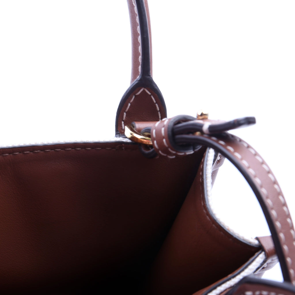 Micro Frances Phone Tote Canvas/Leather