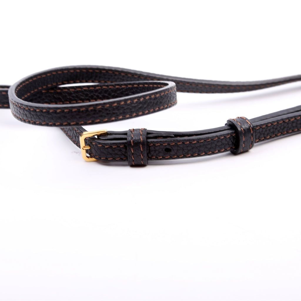 Micro Frances Phone Tote Grain Leather Black