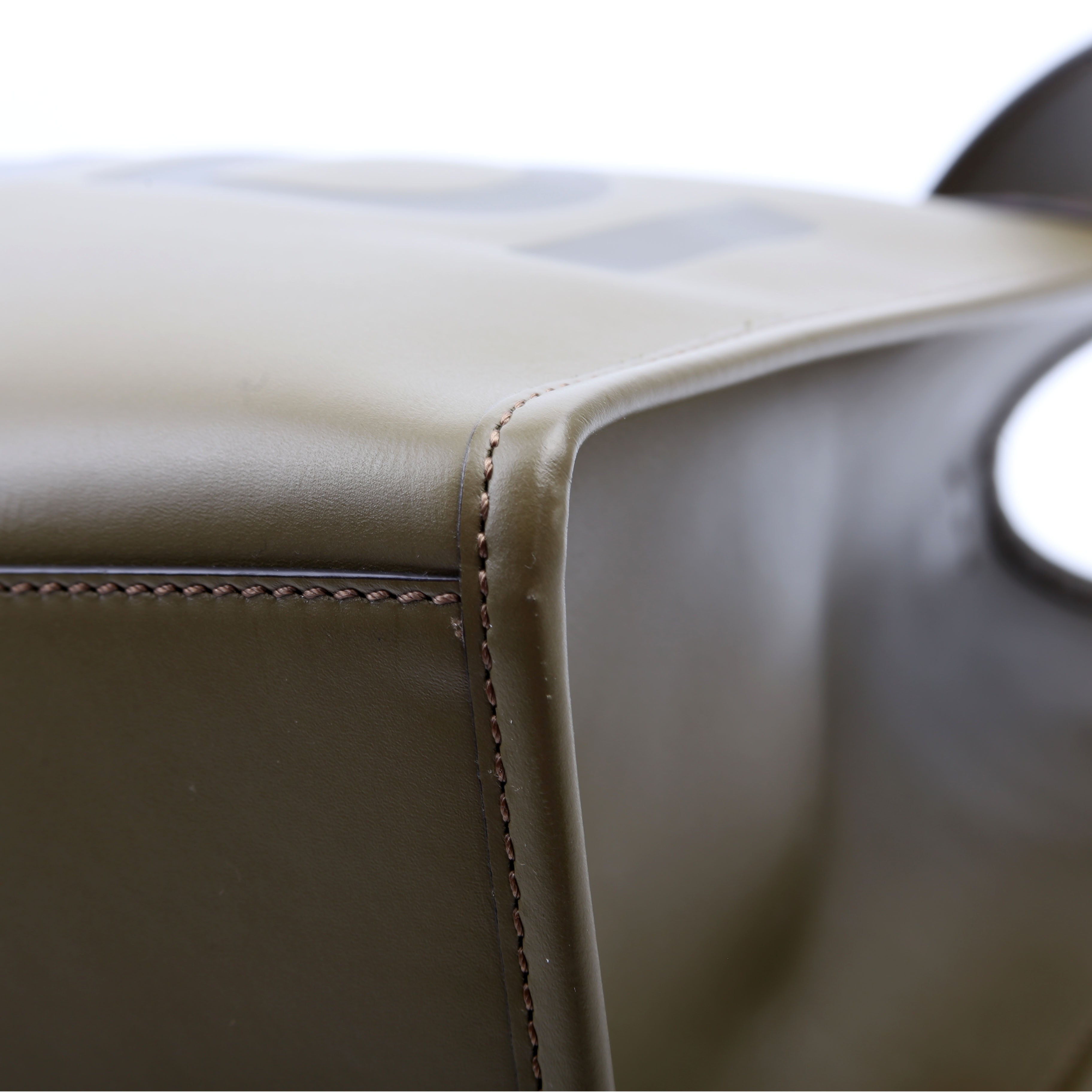 8BH386 Sunshine Shopper Medium Leather Green