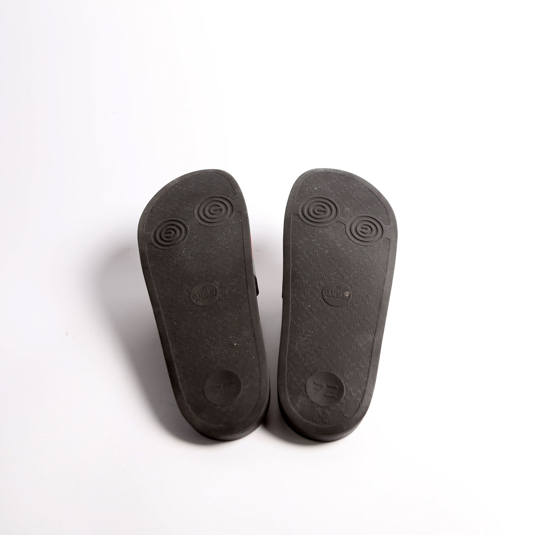 Web Rubber Slides Size 8 Black